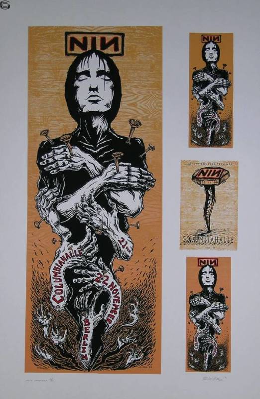 Emek - Nine Inch Nails Berlin 99 - Proof Sheet Edition