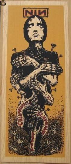 Emek - Nine Inch Nails Berlin 99 - Wood HB Edition