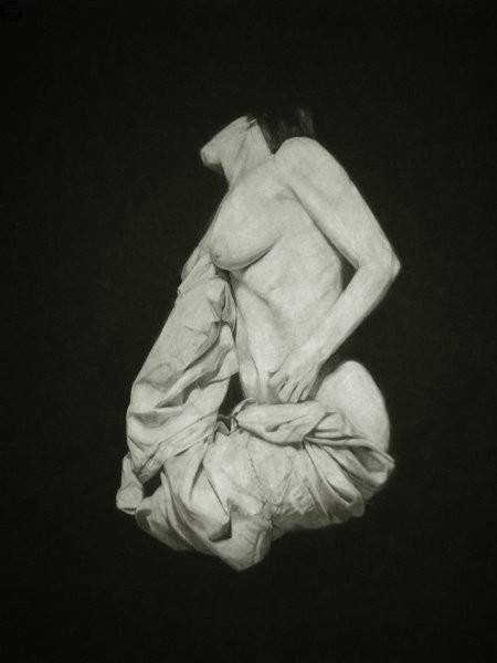 Nude With Fabric