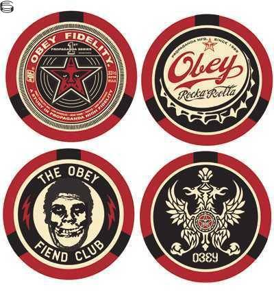 Obey Coaster Set