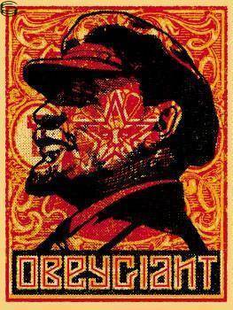 Lenin Stamp Poster