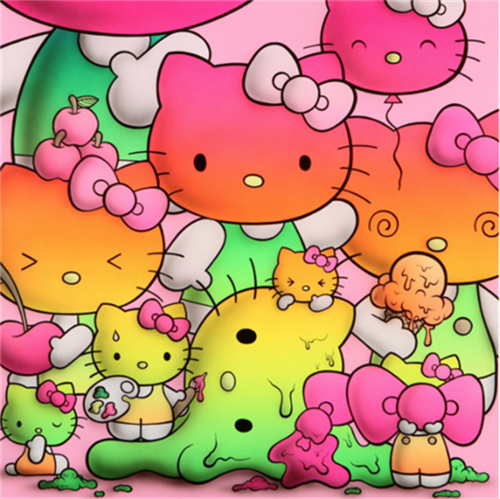 Buffmonster - Rainbow Kitty Harmony - First Edition