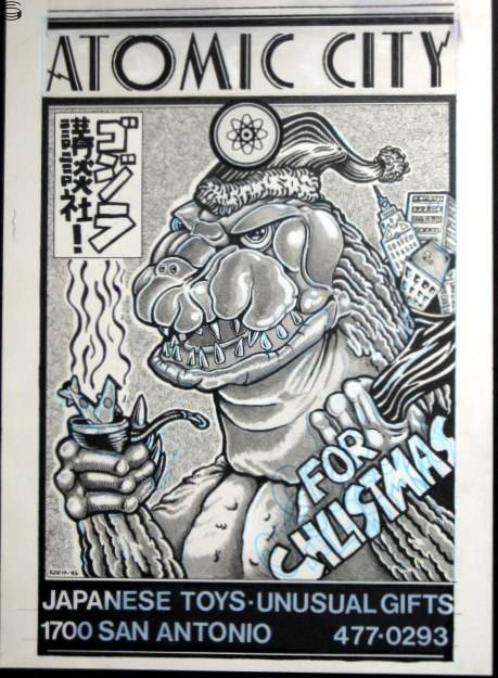 Frank Kozik - Atomic City Christmas Austin 86 - OG Edition