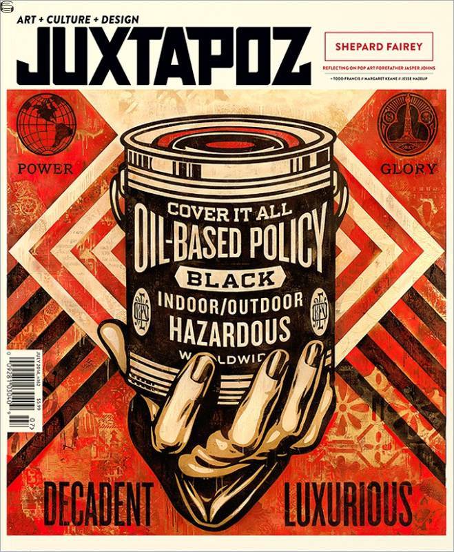 Shepard Fairey - Paint It Black - Juxtapoz Edition