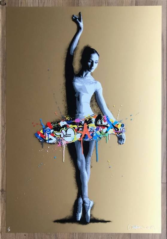Martin Whatson - Passe - Acrylic Gold Hand Finished Edition