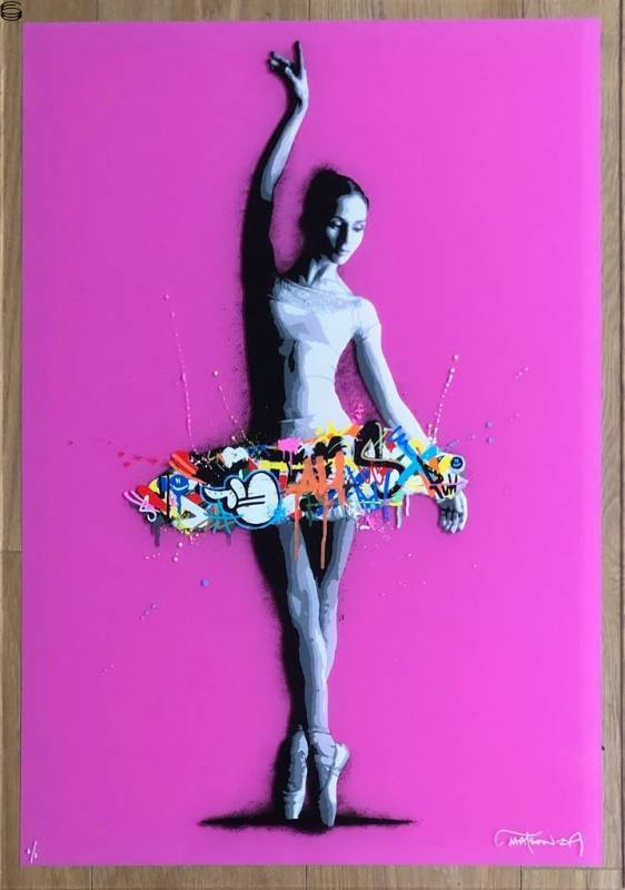 Martin Whatson - Passe - Acrylic Pink Hand Finished Edition