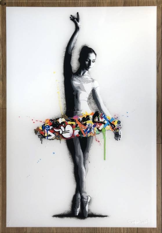 Martin Whatson - Passe - Acrylic White Hand Finished Edition