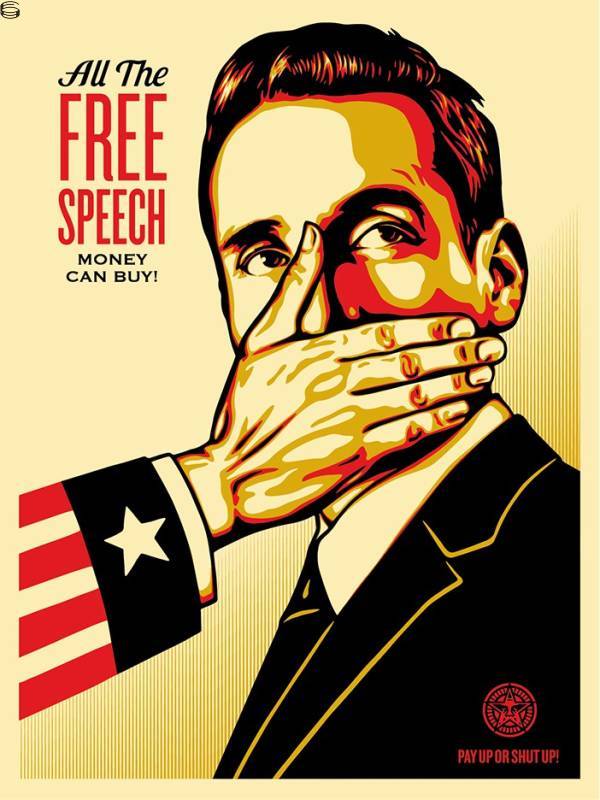 Shepard Fairey - Pay Up Or Shut Up - First Edition