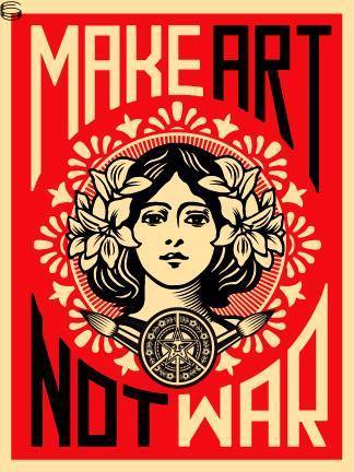 Shepard Fairey - Peace Girl - 8x10 Offset Edition