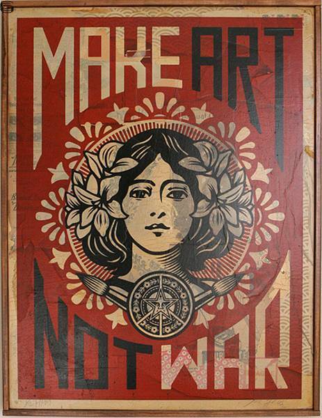 Shepard Fairey - Peace Girl - HPM Edition