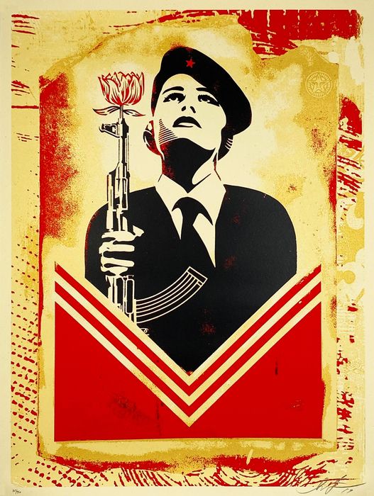 Shepard Fairey - Peace Guard 2 - Lisbon Edition