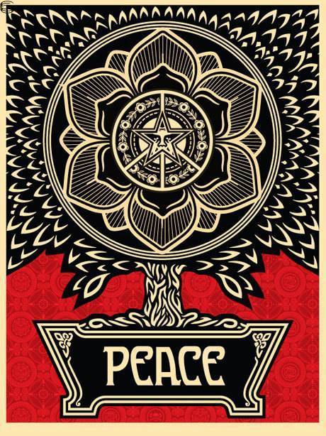 Shepard Fairey - Peace Tree - AP Edition