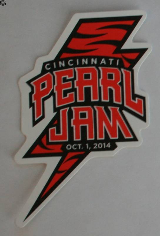 Pearl Jam Cincinnati Sticker