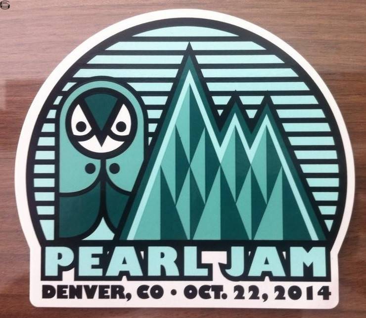 Pearl Jam Denver Sticker