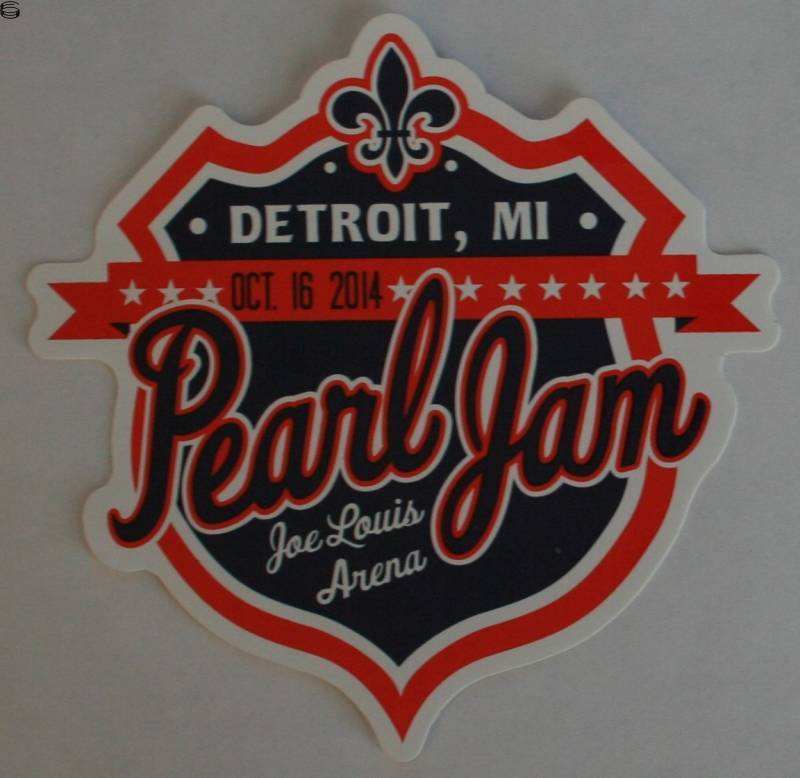 Pearl Jam Detroit Sticker