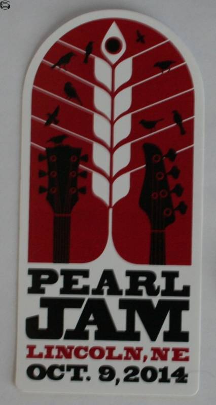 Pearl Jam Lincoln Sticker