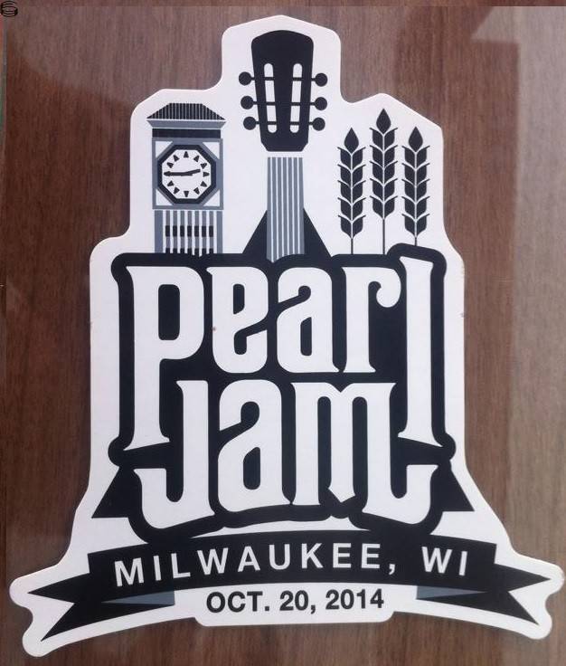 Pearl Jam Milwaukee Sticker