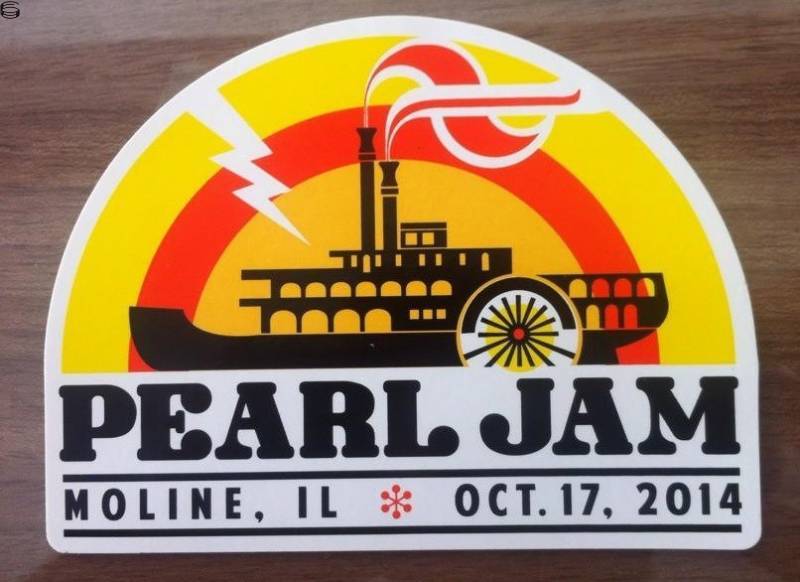 Pearl Jam Moline Sticker