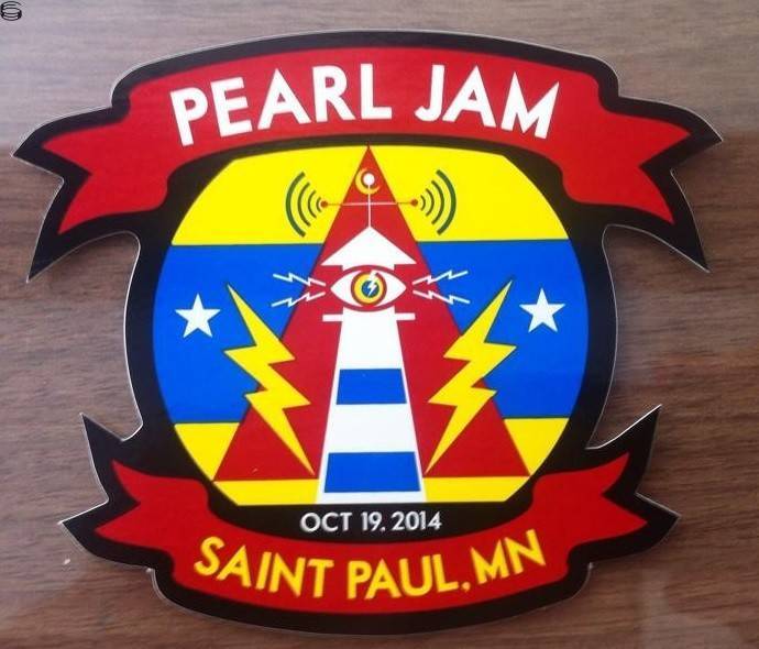 Pearl Jam St. Paul Sticker