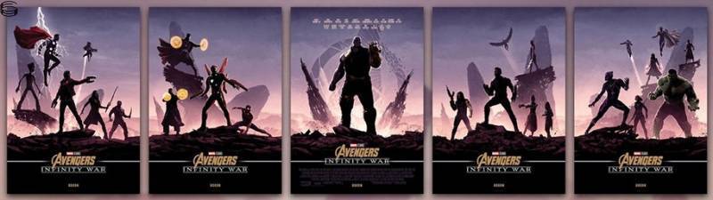 Matt Ferguson - Avengers: Infinity War [Set] - A4 Edition