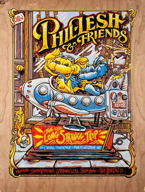 AJ Masthay - Phil Lesh & Friends Port Chester - Wood Veneer Edition