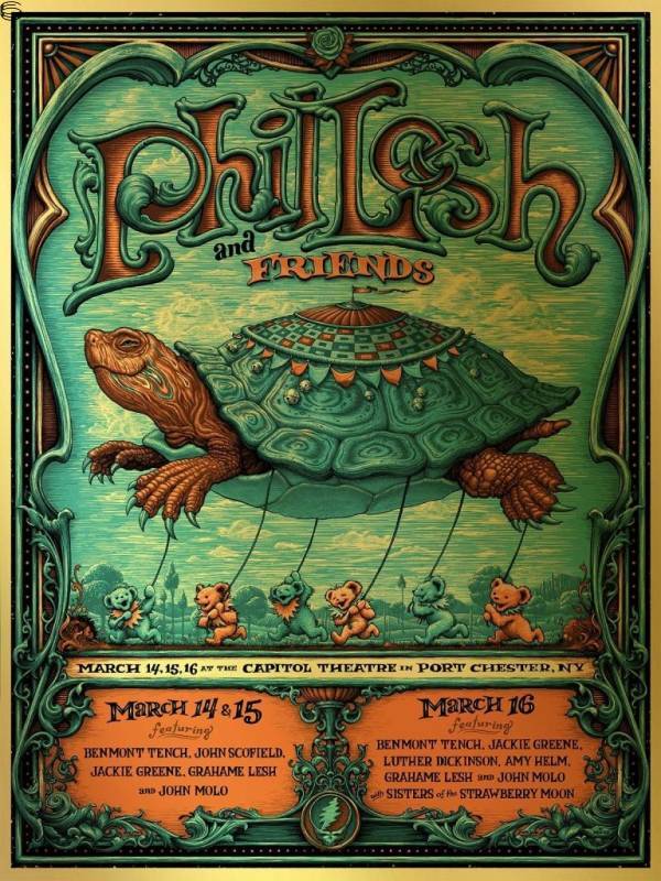 N.C. Winters - Phil Lesh & Friends Port Chester - Gold Foil Edition