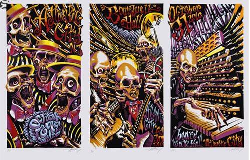 AJ Masthay - Phish Atlantic City Triptych - AP Edition