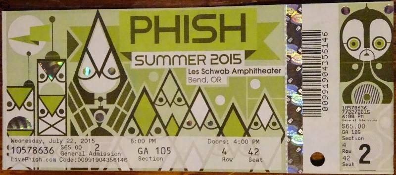 Phish Bend 07/22 15