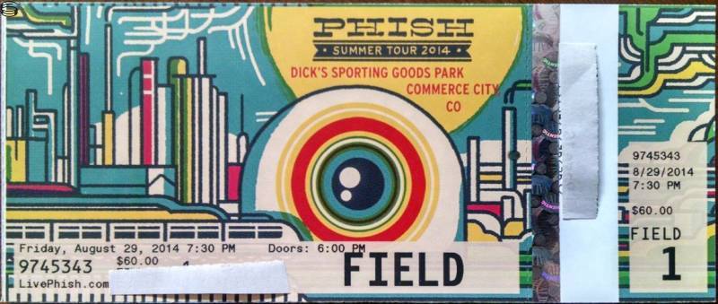 Phish Commerce City 8/29-31