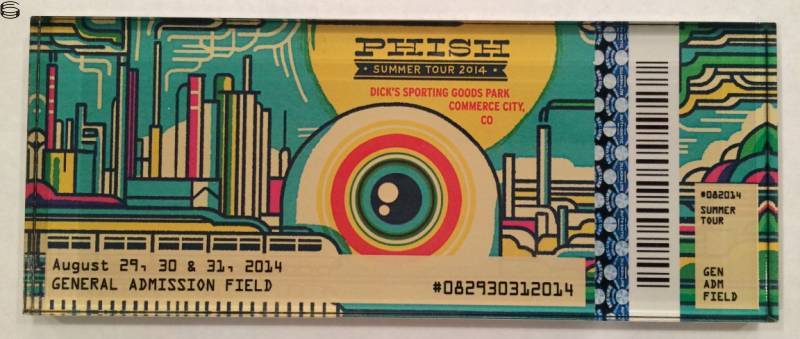 Phish Commerce City Magnet