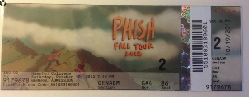 Phish Hampton 10/19