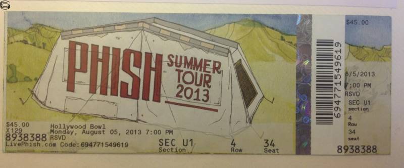 Phish Hollywood 08/05