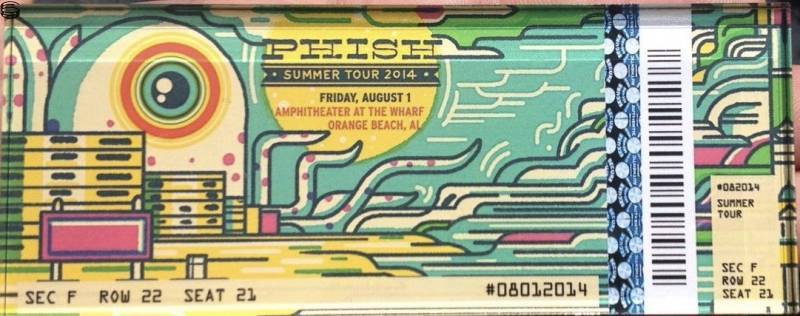 Phish Magnet Orange Beach 14