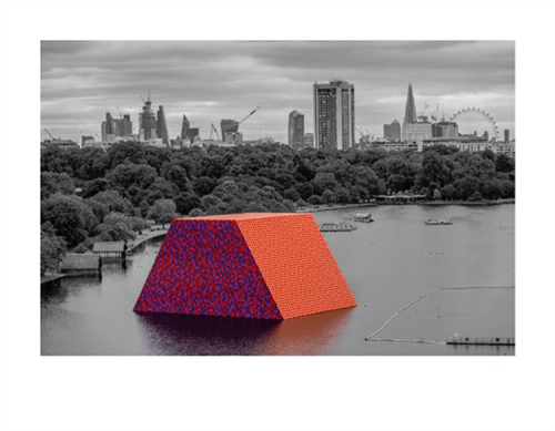 Christo and Jeanne-Claude - The London Mastaba, 2018 - First Edition