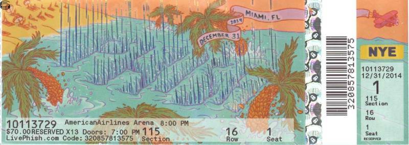 Phish Miami 12/31 WE