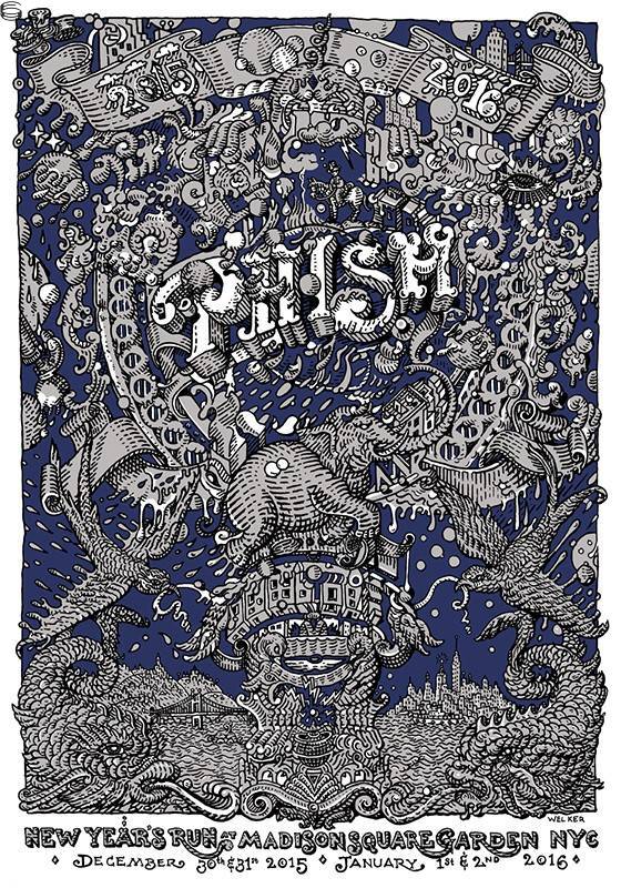 David Welker - Phish New York City - First Edition