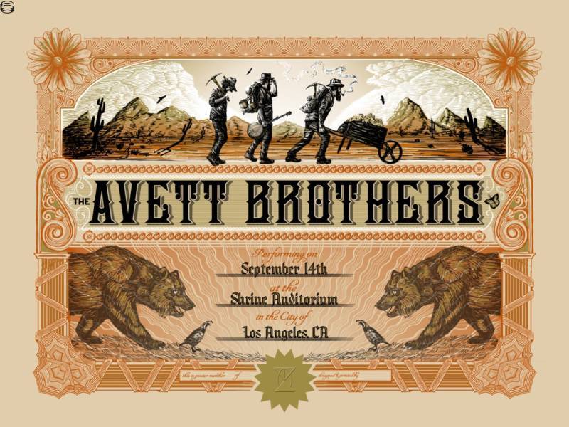 Avett Brothers Los Angeles