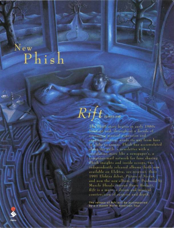Phish Rift Elektra Promo 92