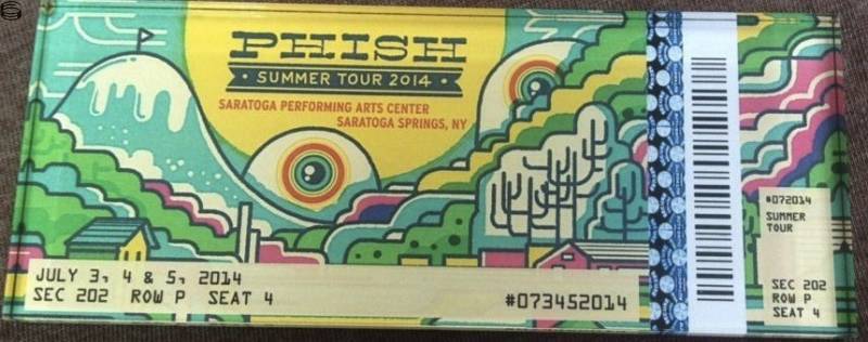 Phish Saratoga Magnet