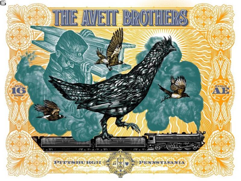 Zeb Love - Avett Brothers Pittsburgh - Variant Edition