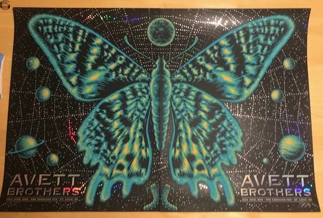 Todd Slater - Avett Brothers St Louis - Foil Edition