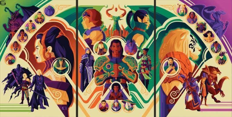 Tom Whalen - Planeswalkers Triptych