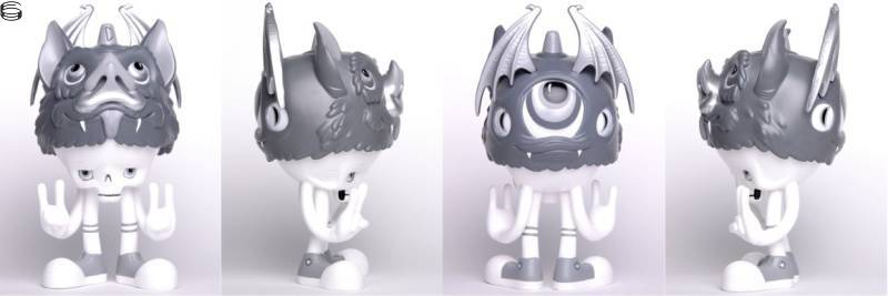 Drew Millward - Popobawa 13 - Greyscale Edition
