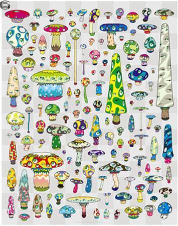 Takashi Murakami - Posi Mushroom 06