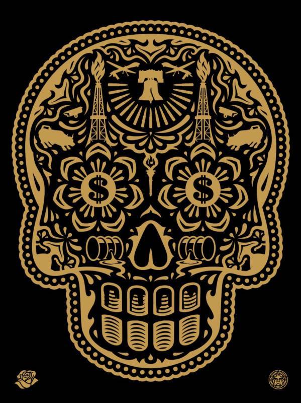 Power and Glory Day of the Dead Skull