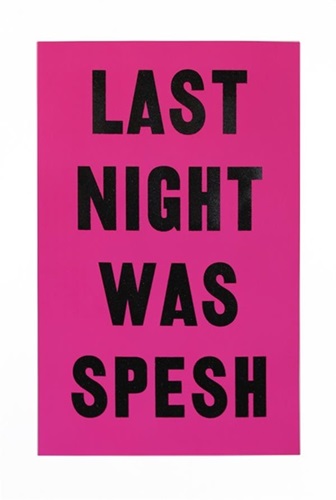 David Buonaguidi - Last Night Was Spesh - First Edition
