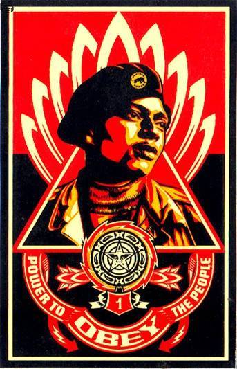 Shepard Fairey - Power To The People Sticker 10