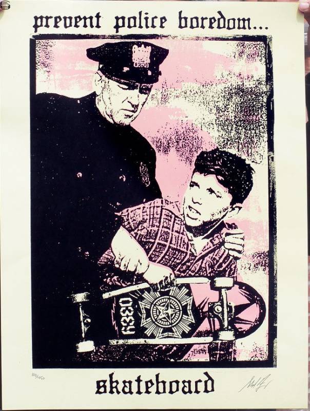 Shepard Fairey - Prevent Police Boredom