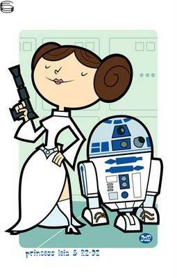 Princess Leia and R2-D2 07