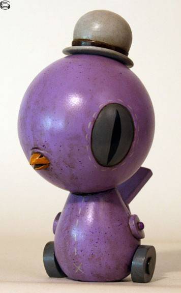 Kathie Olivas - Purple Bird w/ Bowler Hat 11